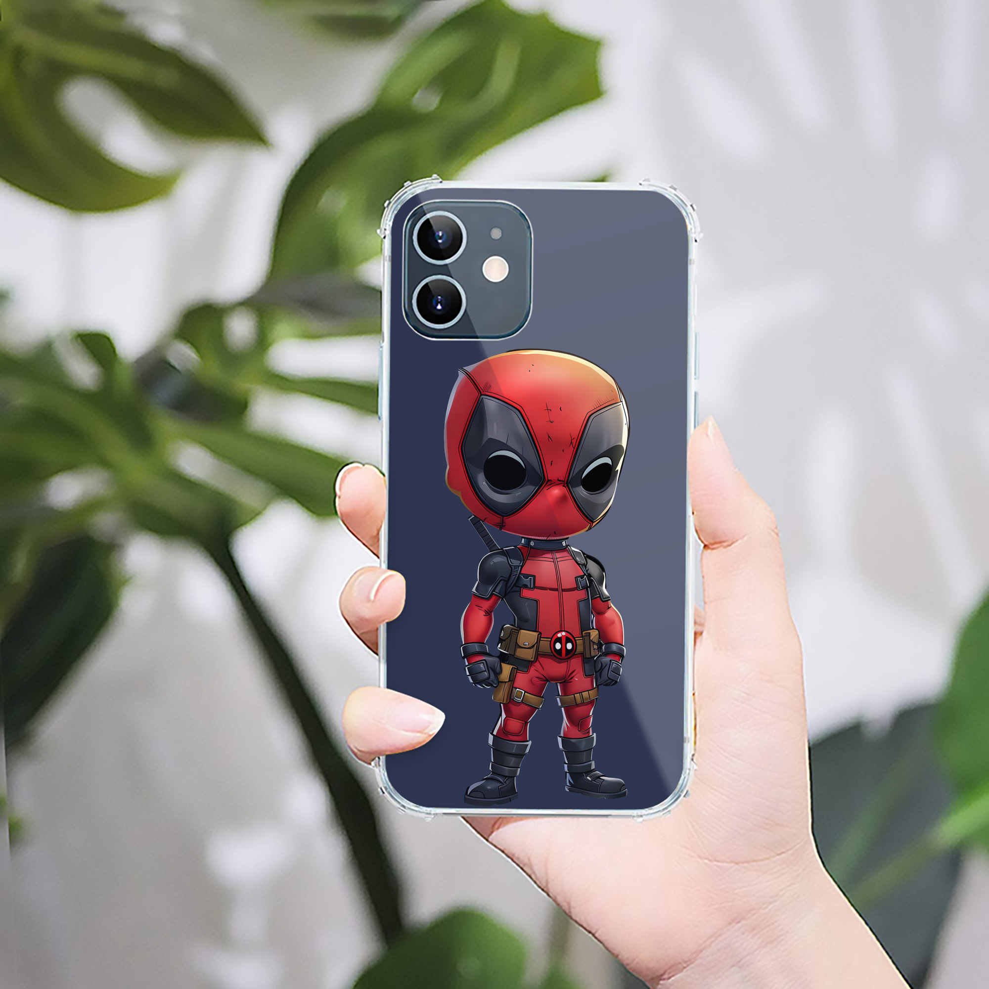 （画像用） Deadpool デッドプール 【iPhone 12シリーズ対応】透明スマホケース（クリアソフトケース）